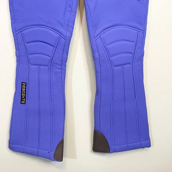Descente Women's Purple Blue Snow Ski Sportswear Giselle Pants Size 34R